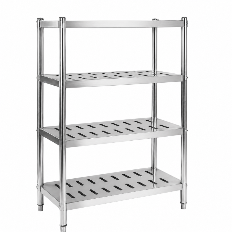 Rayonnage inox ajouré 800 x 500 x 1700 mm