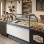 Vitrine crème glacée professionnelle 6+6 bacs