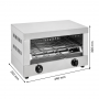 Toaster électrique 1 niveau 2400W
