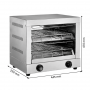 Toaster électrique 2 niveaux 3600W
