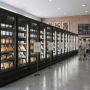 Vitrine réfrigérée négative libre-service avec portes battantes - Congélateur