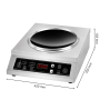Plaque induction Wok Inox