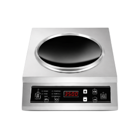 Plaque induction Wok Inox