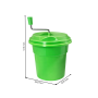 Essoreuse à Salade 25 Litres - 420 x 420 x 515 mm