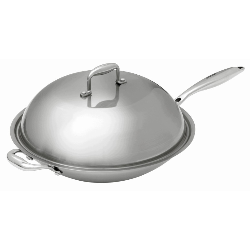 Sauteuse inox pour wok à induction W380R pro Bart 105831
