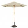 Parasol rond écru 2,5m