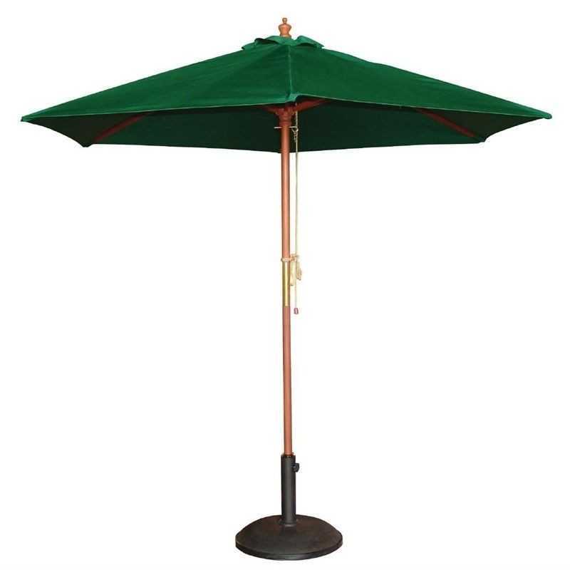 Parasol rond vert 2,5m