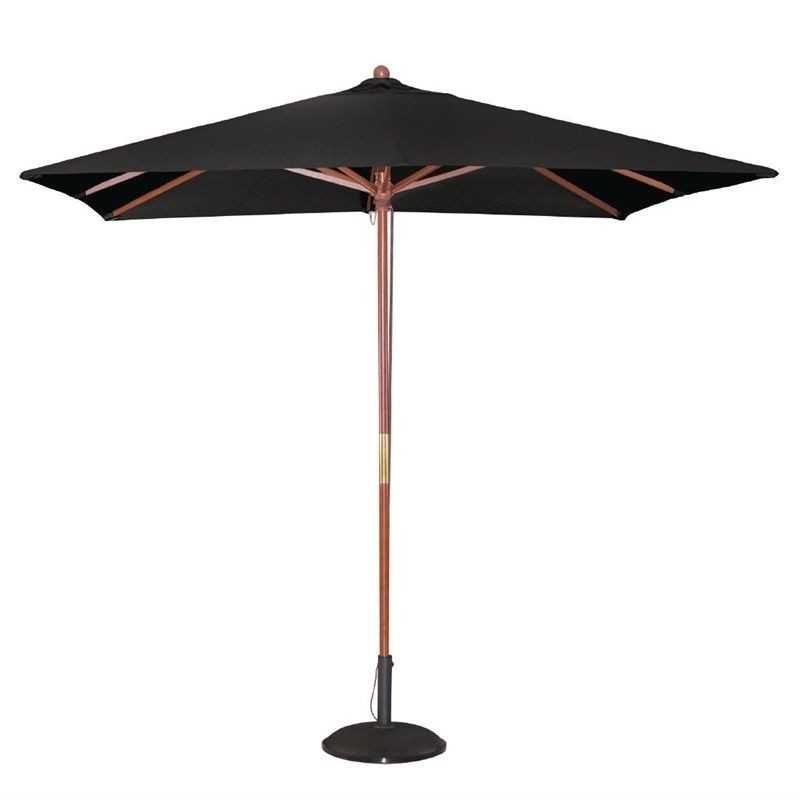 Parasol carré 2,5m noir