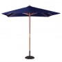 Parasol carré 2,5m bleu marine