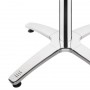 Pied de table 4 pieds en aluminium