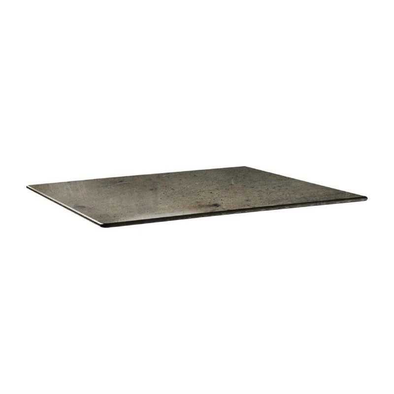 Plateau de table rectangulaire 120x80cm béton