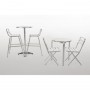 Table bistro ronde empilable 600mm