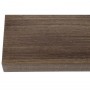 Plateau de table carré effet bois chêne rustique