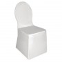 Housse de chaise de banquet blanche