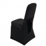 Housse de chaise de banquet noire