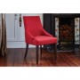 2 Chaises restauration tendance Finesse rouge