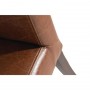 2 Chaise dossier haut en simili cuir Bolero marron patiné