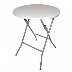 Table ronde pliable 154cm , Table Chaise Pliante polyéthylène qualité Pro,  Mobilier pliant - E-sunn