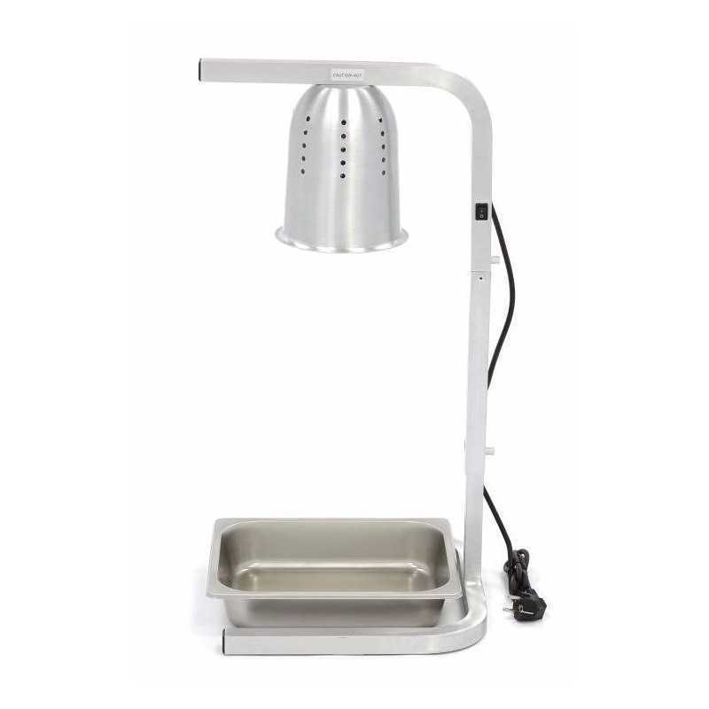 Lampe Chauffante Infrarouge 250W | Hauteur Réglable 75-165cm | Pour Buffet Et Cuisine Professionnelle