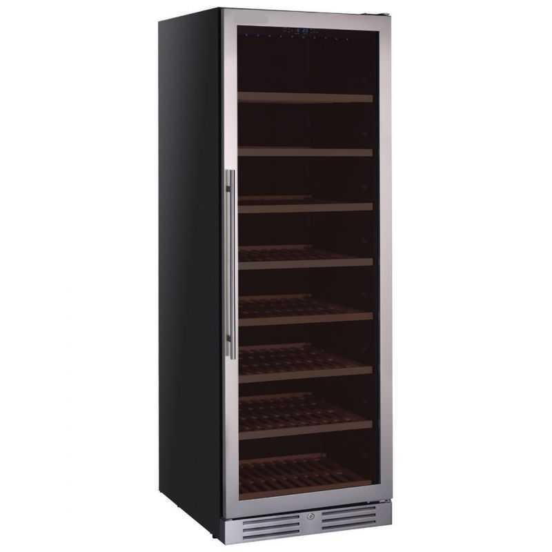 Cave à vin bitempérature 174 Bouteilles porte vitrée