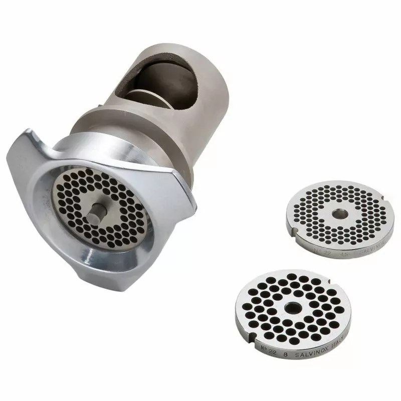 Kit acier inox pour hachoir à viande 82mm -alu-h réf 653726