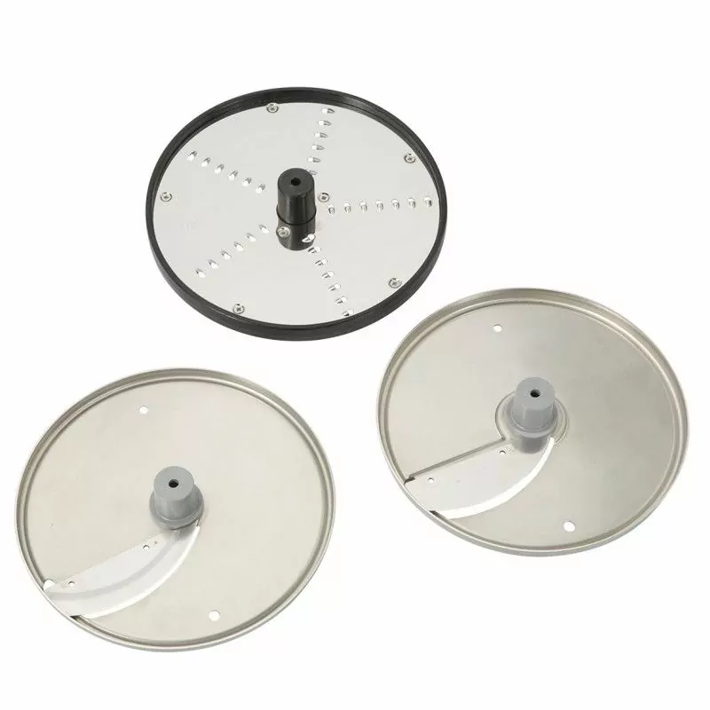 Kit 3 disques de coupe (trancheur 2 et 5mm et rapeur 3 mm) pour Prep4You