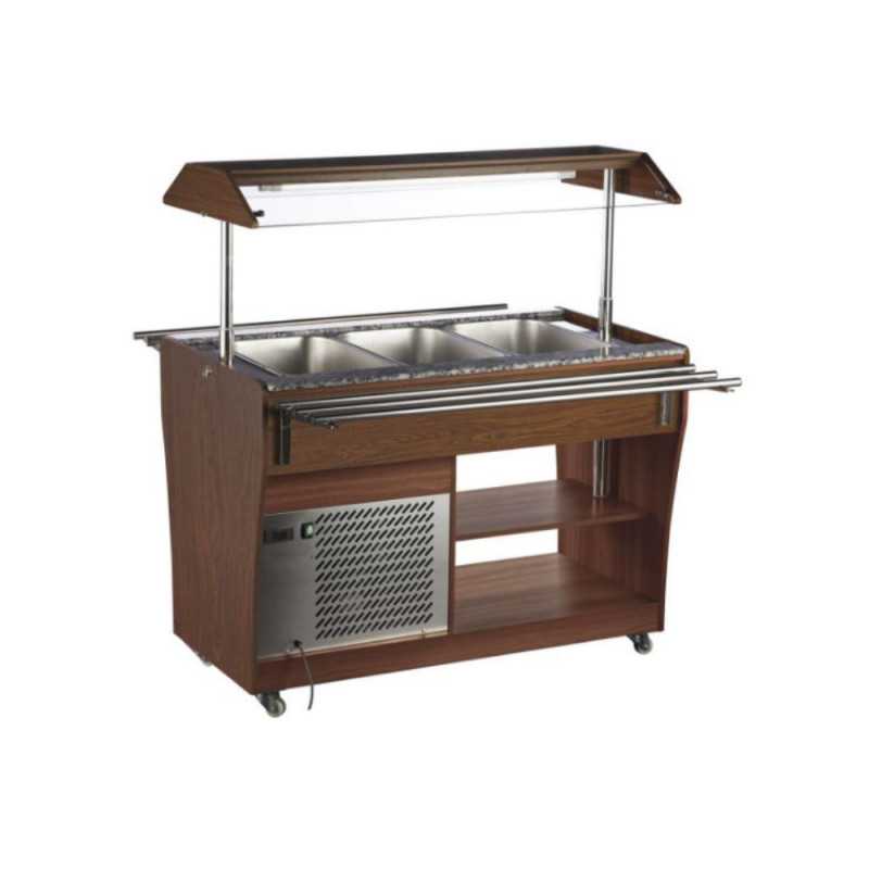 Buffet bois libre service