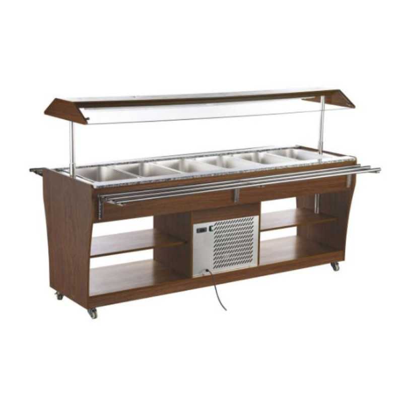 Buffet bois libre service 215 cm
