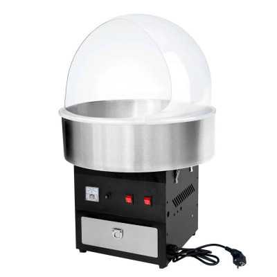 Machine à Barbe à Papa Professionnelle - Diamètre 52 Cm, 1200 W, Rendement 1 Unité/60s, Avec Protection