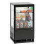 Mini vitrine réfrigérée positive à poser Bartscher 58L