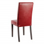 2 Chaises en simili cuir rouges