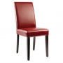 2 Chaises en simili cuir rouges