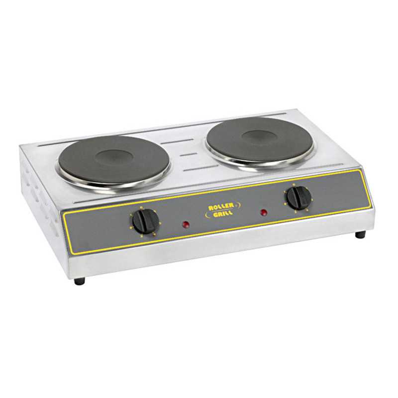 Réchaud électrique professionnel 2 feux Roller Grill