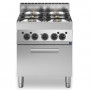 Fourneau gaz professionnel sur four électrique à convection Modular 650