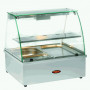 Bain-marie vitrine chauffante panoramique 2x GN 1/1
