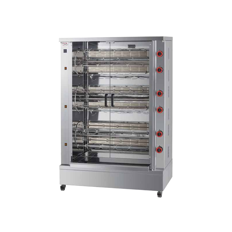 Rôtissoire multi-rotative FECA 12 broches