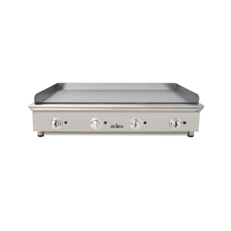 Plancha Fry-Top à gaz lisse en ACIER rectifié - L1300