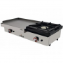Plancha gaz Arilex ACIER LAMINE 6 mm et réchaud à gaz
