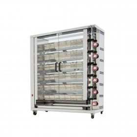 Rôtisseur à gaz avec 6 broches - ARILEX