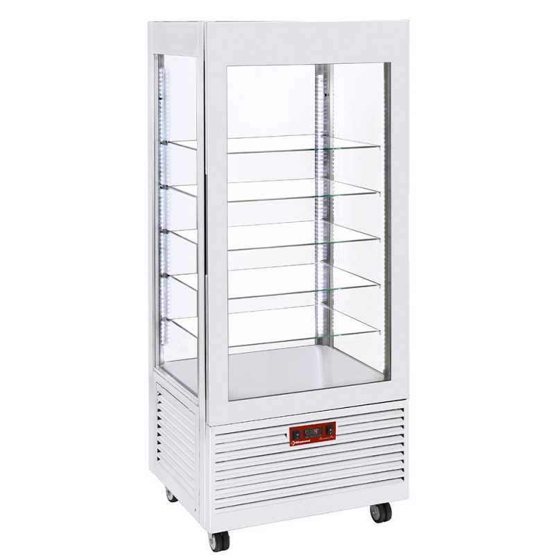 Vitrine 4 faces vitrées Diamond 360L