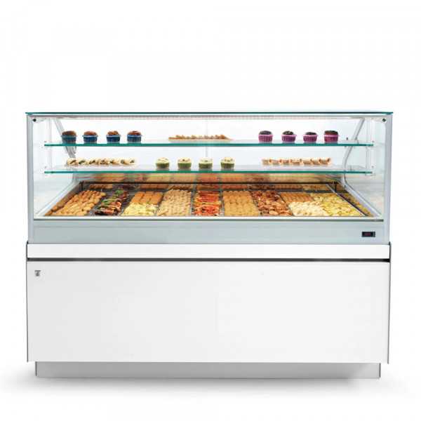 Vitrine ITALFROM LL OFE4/18 – 40 X 40 X 180 Cm – Verre Trempé 5 Mm – 4 étagères Fixes – Fabriquée En Italie