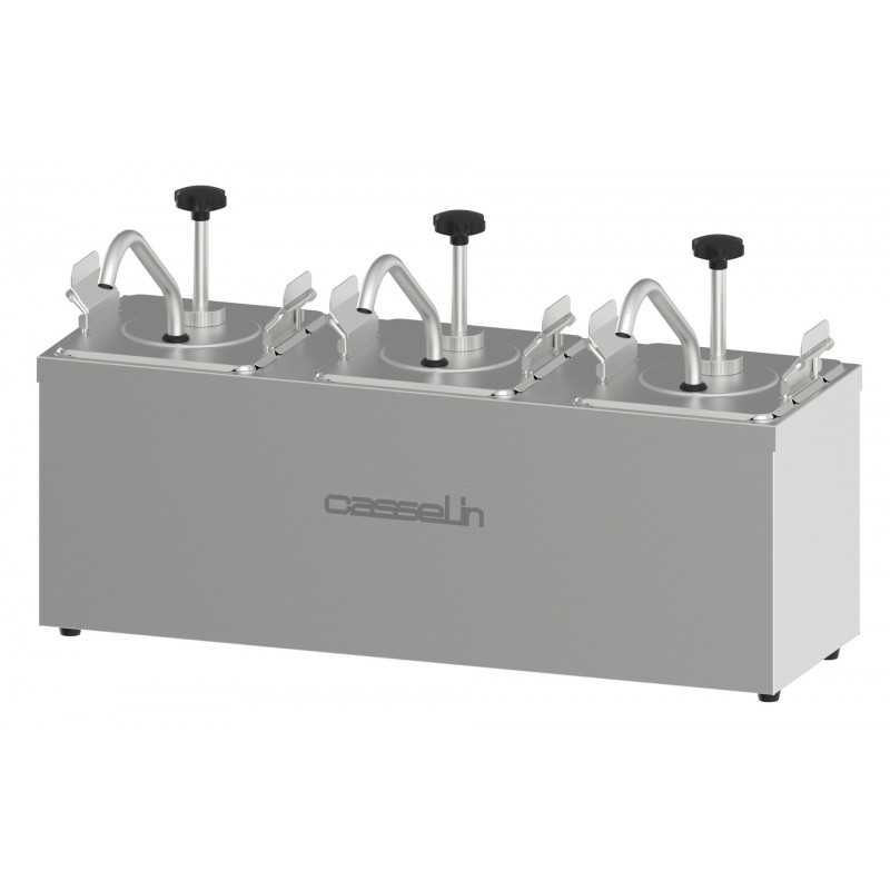 Pompe à sauce neutre triple Casselin