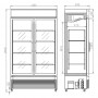 Armoire à boissons - Portes coulissantes - 750 litres - Combisteel