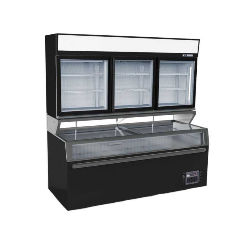 Vitrine négative type requin Arctique