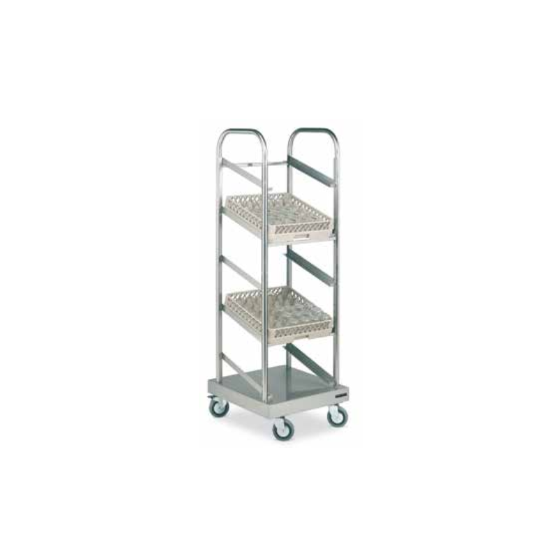Chariot pour paniers à verres