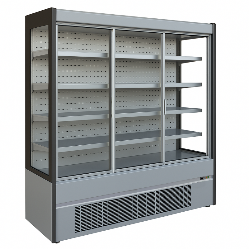 Vitrine murale portes coulissantes Cronus Plus