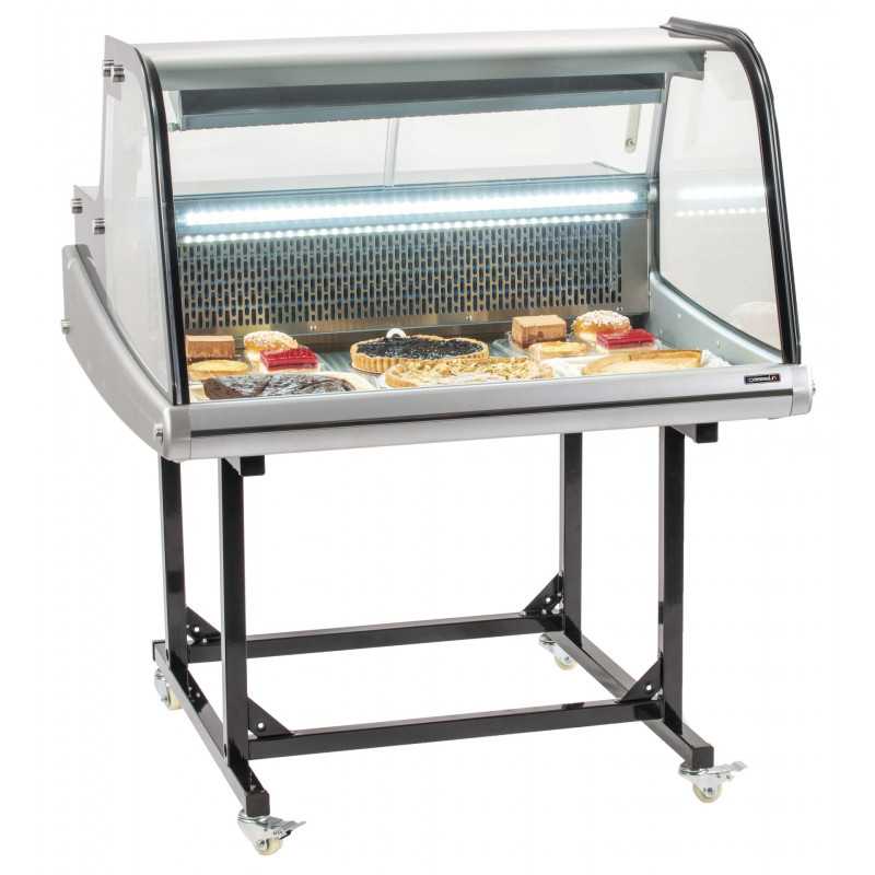 Vitrine réfrigérée de marché 175L sur chariot Casselin