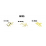 Bloc couteaux frites 12 mm pour RC14 653024