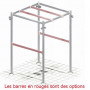 Portique en aluminium 2100x1200