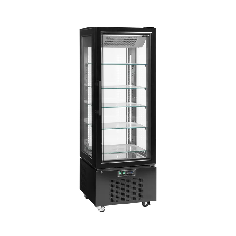 Vitrine 4 faces vitrées TEFCOLD 248 litres